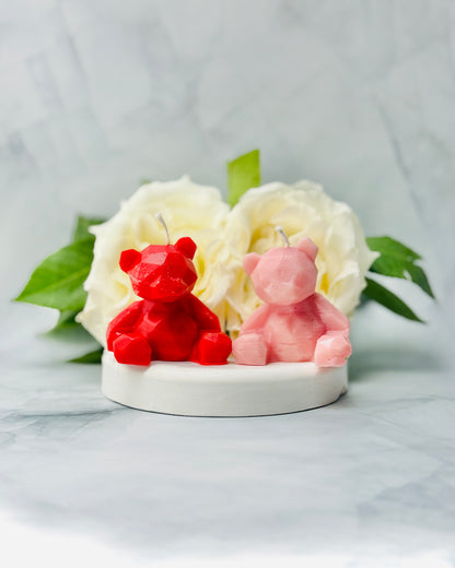 Love Bear Valentines Day Candle (Scented)