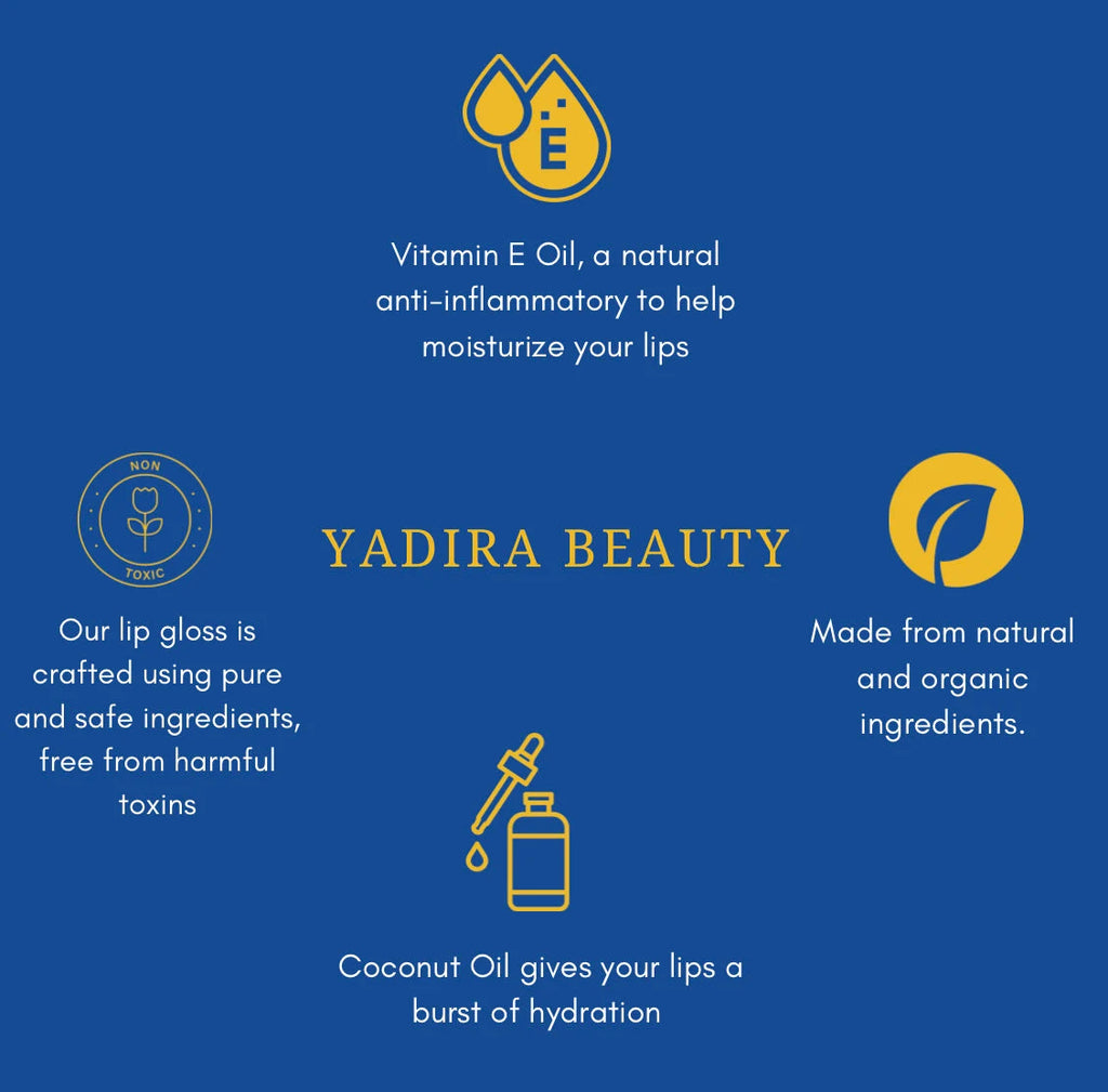 Dafina Lipgloss 6ml, Red Cherry Lipgloss, Natural and Vegan lipgloss