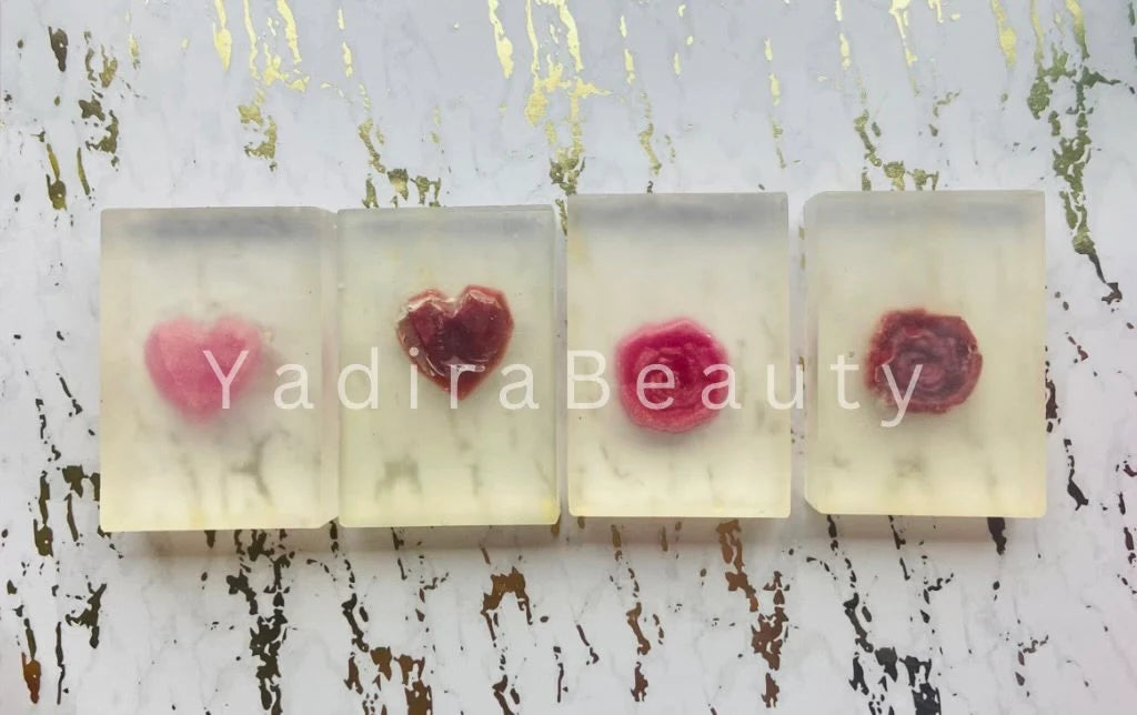 Valentine’s Rose Soaps