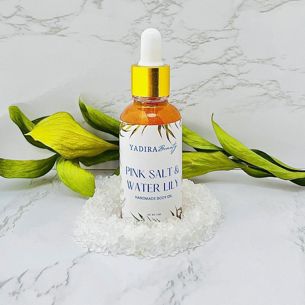Pink Salt & Water Lily Shimmer Body Oil