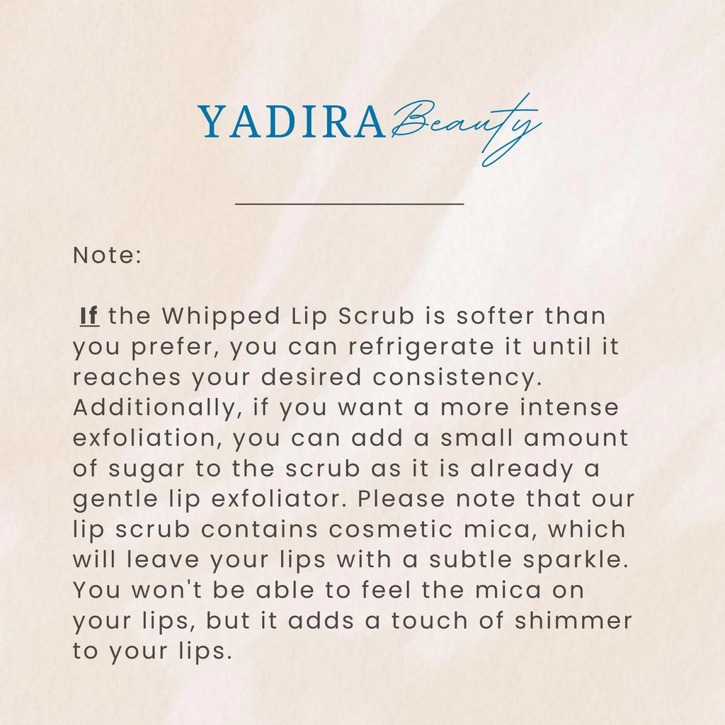 Horchata Whipped Lip Scrub