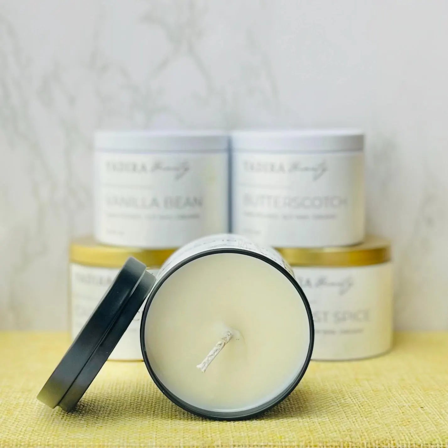 Orange Blossom Scented Soy Wax Candle