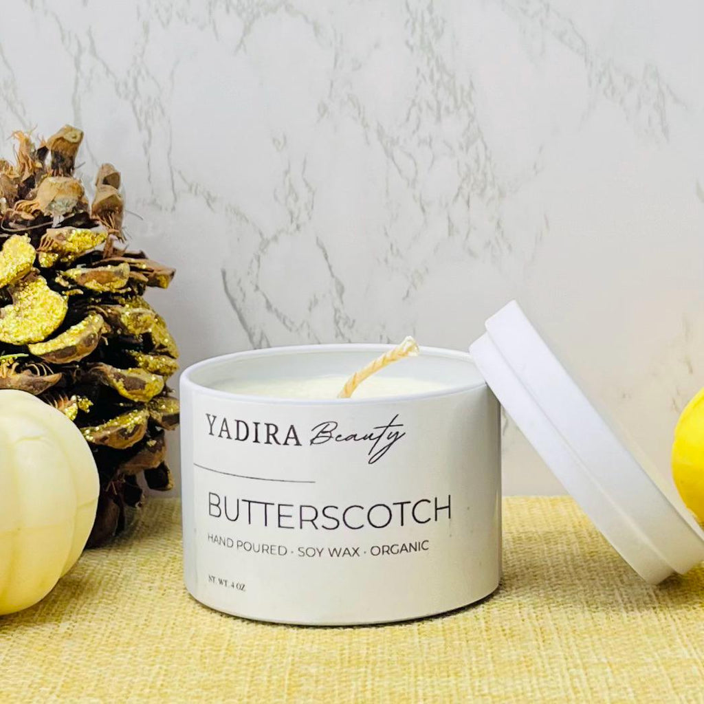 Butterscotch Scented Soy Wax Candle