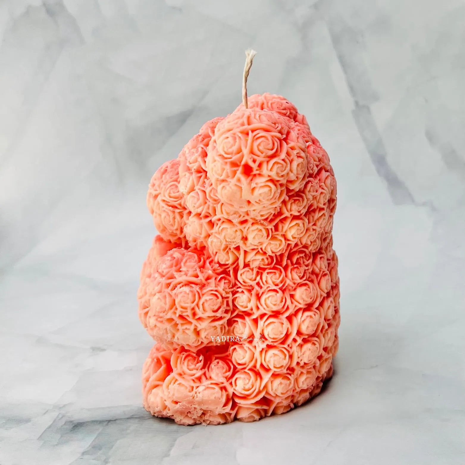 Valentine's Rossete Bear Soy Wax Scented Candle