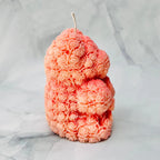 Valentine's Rossete Bear Soy Wax Scented Candle