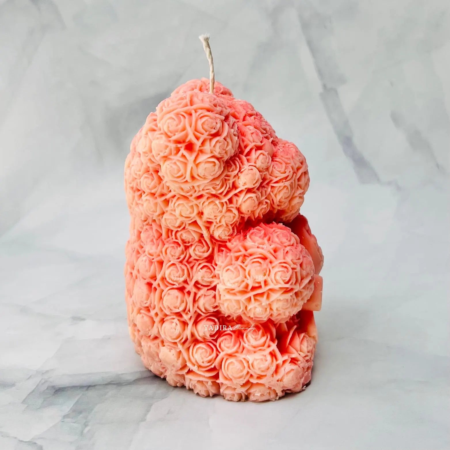 Valentine's Rossete Bear Soy Wax Scented Candle