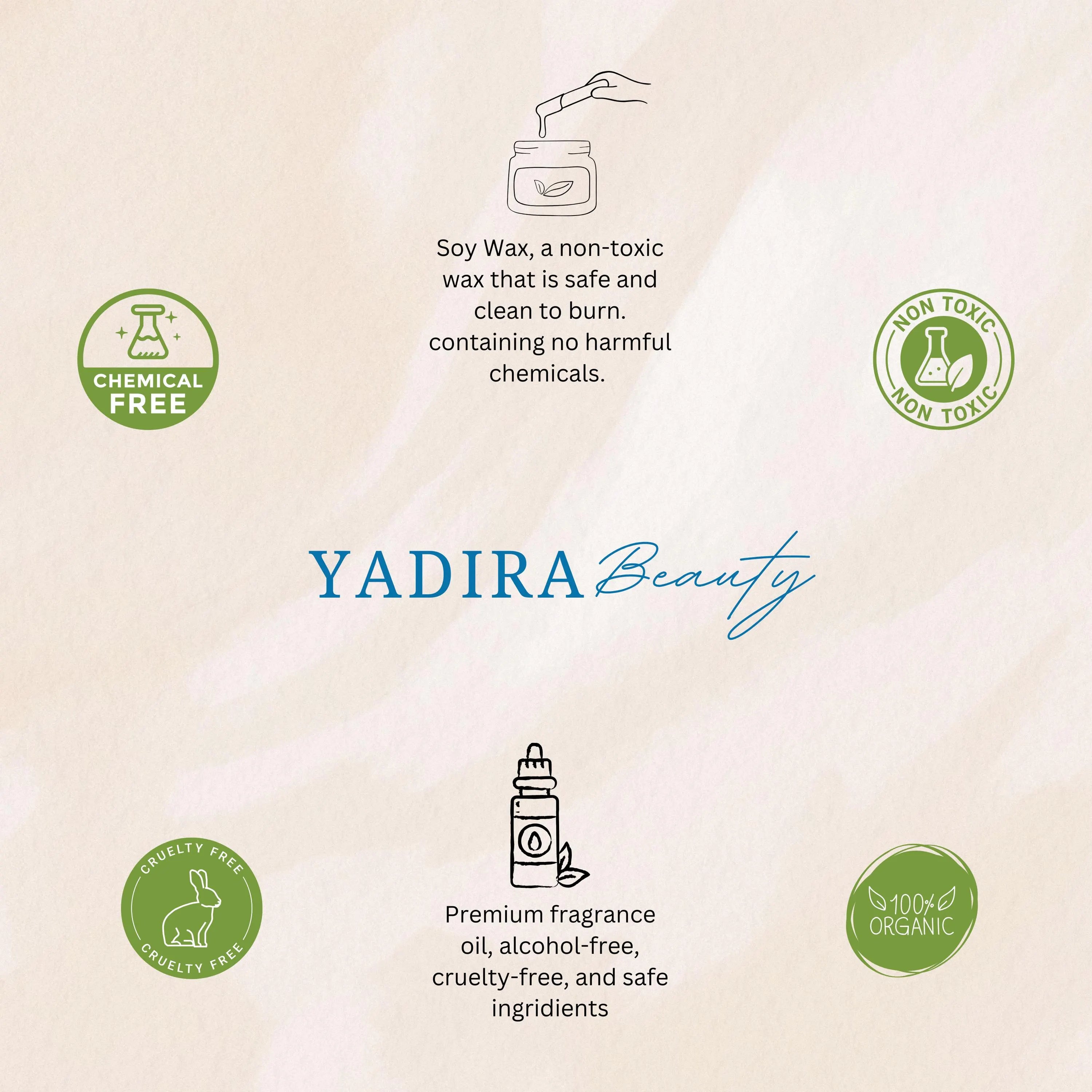 Valentine's Rossete Bear Soy Wax Scented Candle