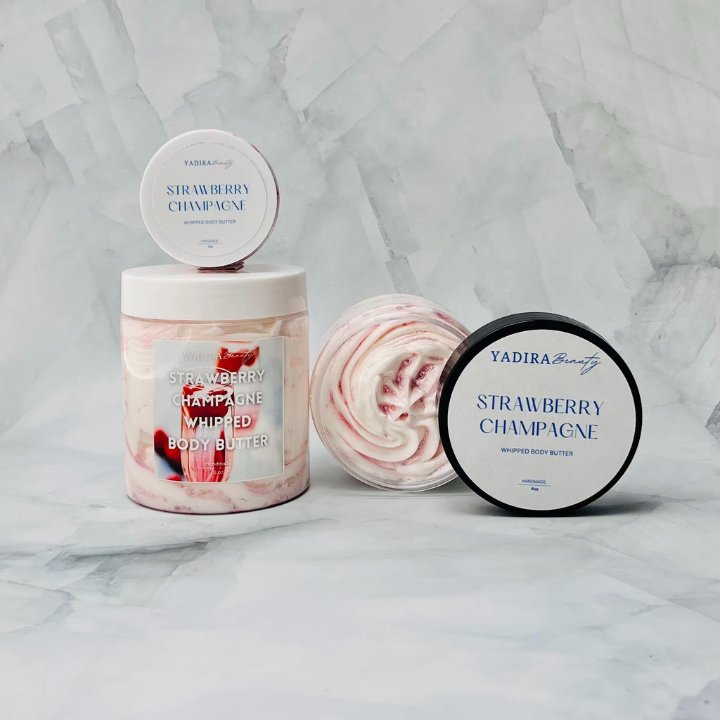Strawberry Champagne Whipped Body Butter