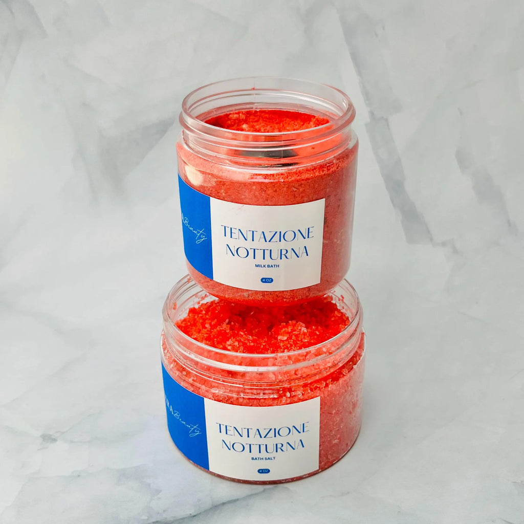 Tentanzione Notturna (Night Temptation)—Scented Milk Bath & Bath Salt