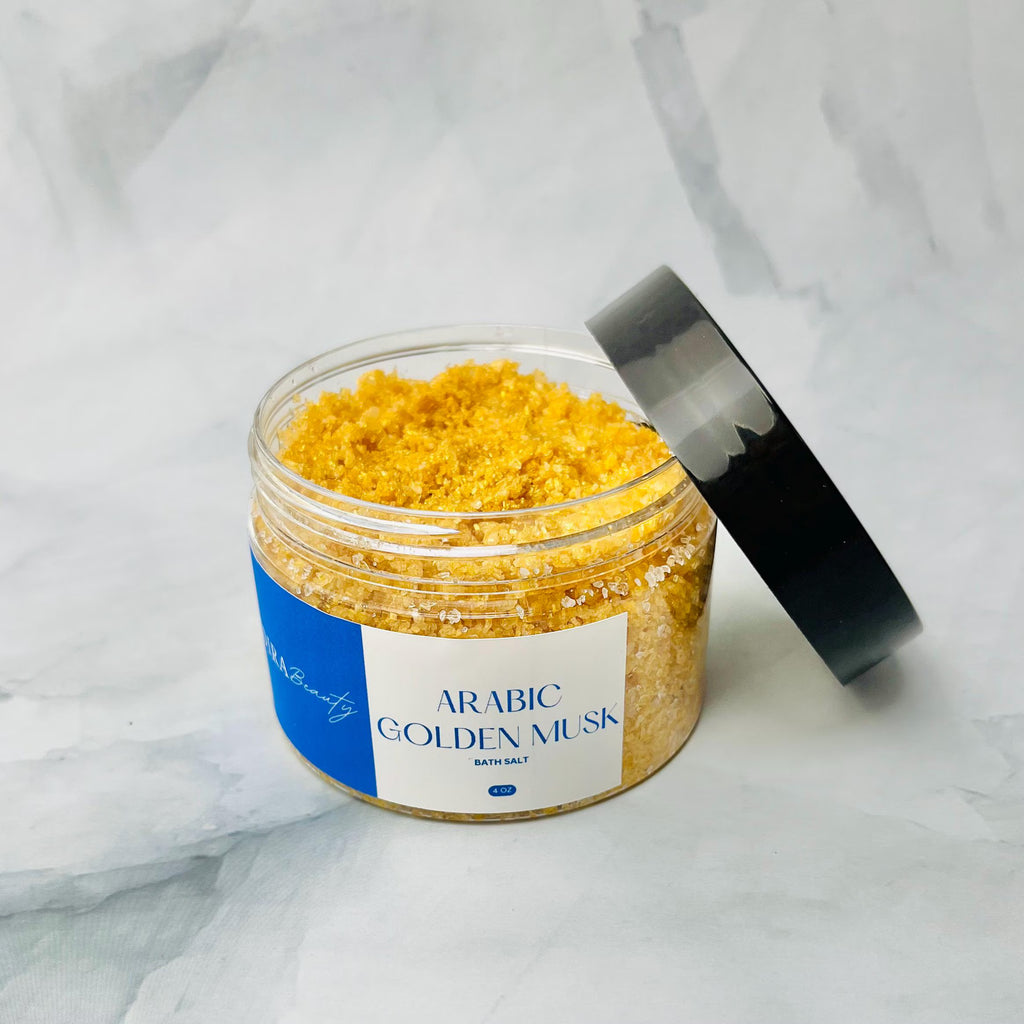 Arabic Golden Musk Milk Bath & Bath Salt Set