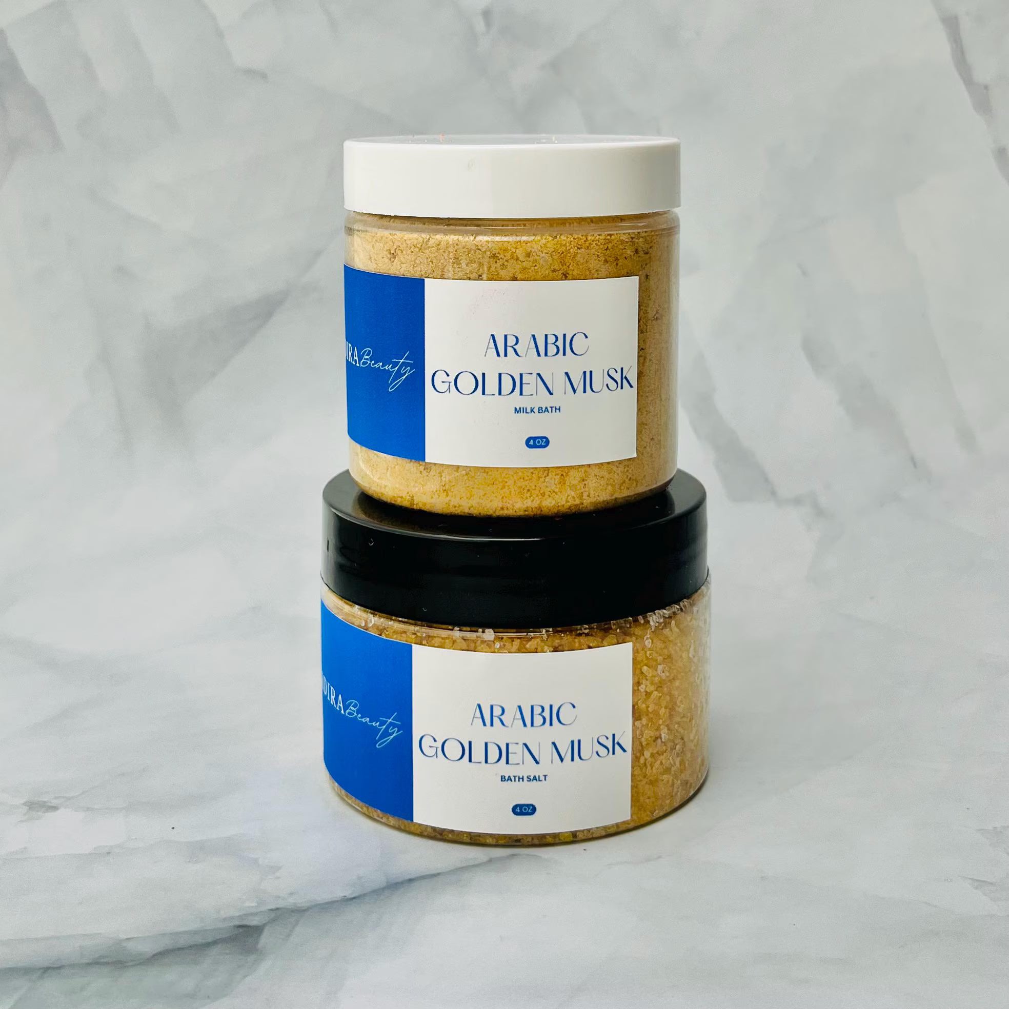 Arabic Golden Musk Milk Bath & Bath Salt Set