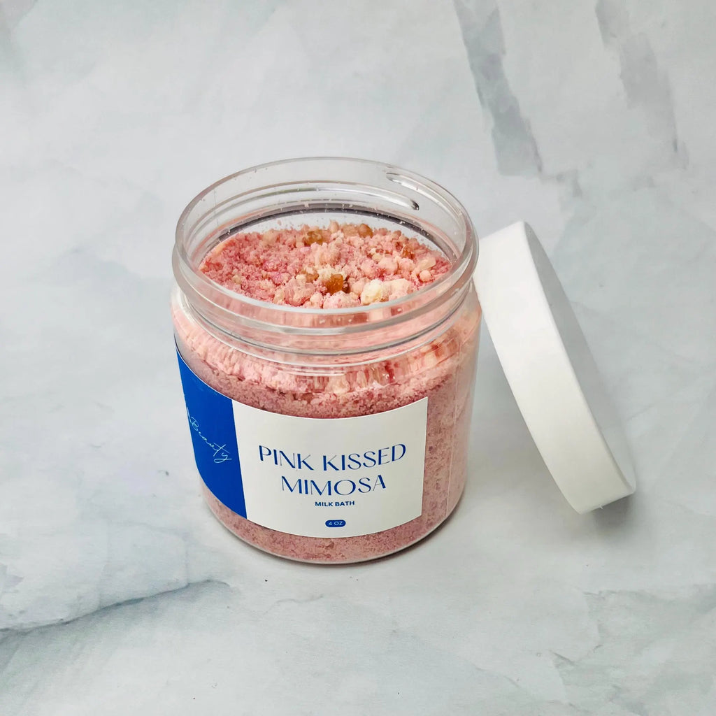 Pink Kissed Mimosa Scented—Milk Bath & Bath Salt